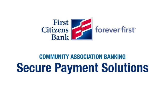 First Citizens Bank Community Association Banking — Secure Payment Solutions